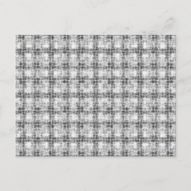 Cartão Postal Kaleidoscópio Cinza (Frente)