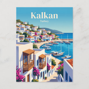 Cartão Postal Kalkan Turquia
