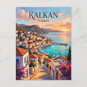 Cartão Postal Kalkan Turquia