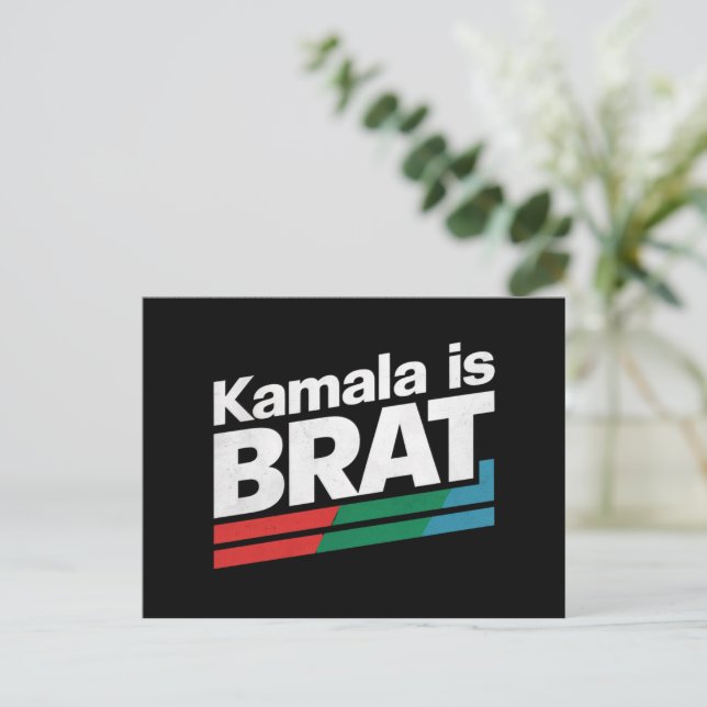 Cartão Postal Kamala É Mimada (Em pé/Frente)