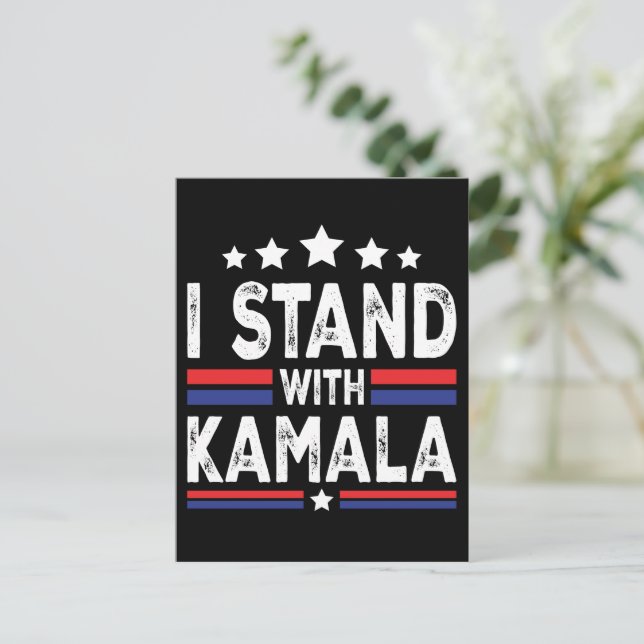 Cartão Postal Kamala Harris (Em pé/Frente)