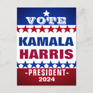 Cartão Postal Kamala Harris
