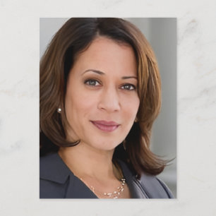Cartão Postal Kamala Harris 2024 meu presidente é negro e famoso