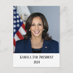 Cartão Postal Kamala Harris Para Presidente