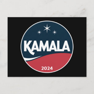 Cartão Postal Kamala Harris Vintage 2024 Para Presidente Eleição