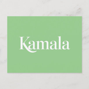 Cartão Postal Kamala Irmã Kamala Harris para Presidente 2024 