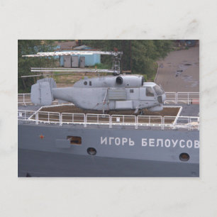 Cartão Postal Kamov KA27 Helicóptero Russo