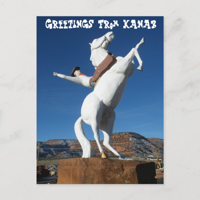 Cartão Postal Kanab (Frente)