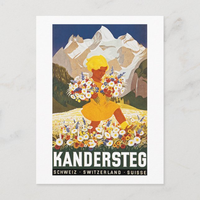 Cartão Postal Kandersteg (Frente)