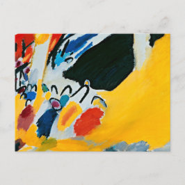 Cartão Postal Kandinski Impressão III Concerto Pintura Abstrata