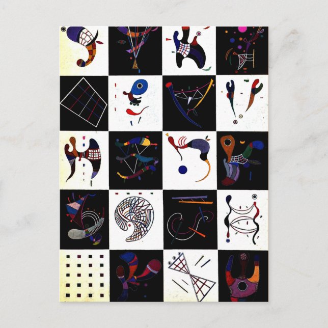 Cartão Postal Kandinsky - 4x5=20 (Frente)