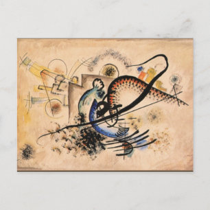 Cartão Postal Kandinsky - A Linha Preta