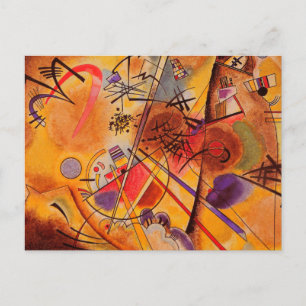 Cartão Postal Kandinsky Abstrato Trabalho de arte