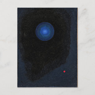 Cartão Postal Kandinsky - Azul, abstrato