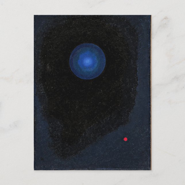 Cartão Postal Kandinsky - Azul, arte abstrata  (Frente)