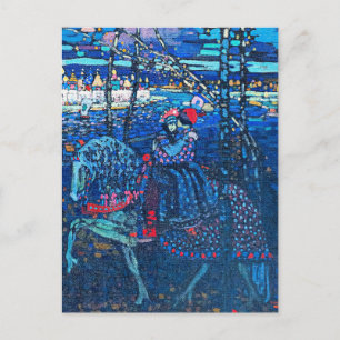 Cartão Postal Kandinsky - Casal a Cavalo