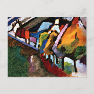 Cartão Postal Kandinsky - Castelo de Murnau e Igreja