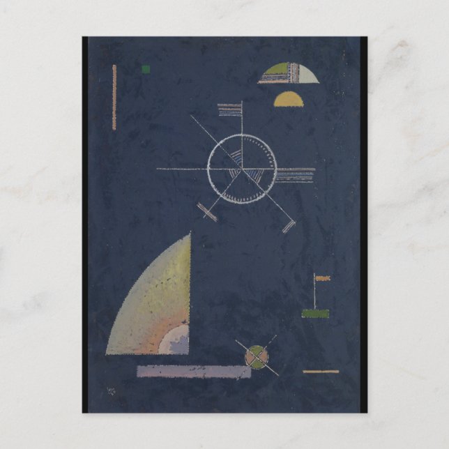 Cartão Postal Kandinsky - Cinza (Frente)