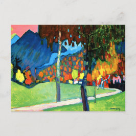 Cartão Postal Kandinsky - Estudo do outono em Oberau