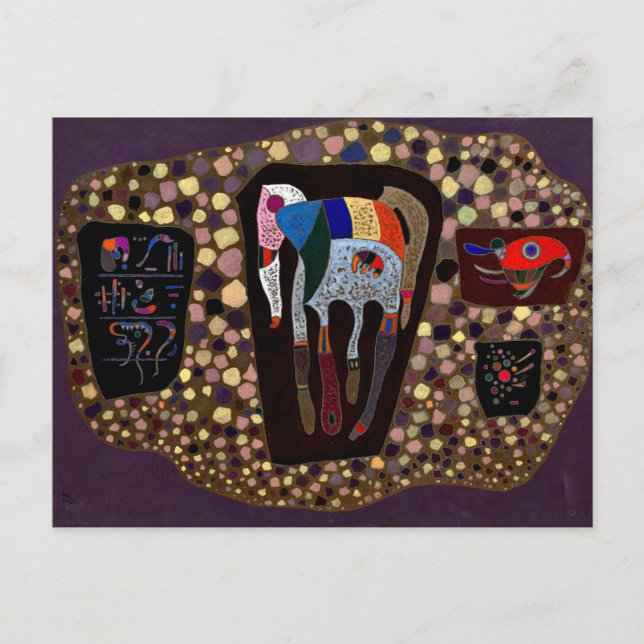Cartão Postal Kandinsky - Fragmentos (Frente)