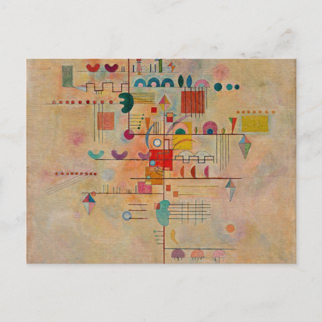 Cartão Postal Kandinsky - Graceful Ascent (Frente)