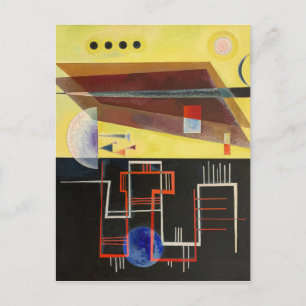 Cartão Postal Kandinsky Inner Alliance Abstrato Trabalho de arte