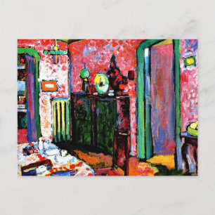 Cartão Postal Kandinsky: Interior, My Dining Room, 