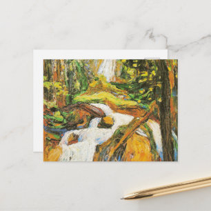 Cartão Postal Kandinsky - Kochel: Cachoeira I,