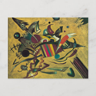 Cartão Postal Kandinsky Modern Absract Expressionista Trabalho d