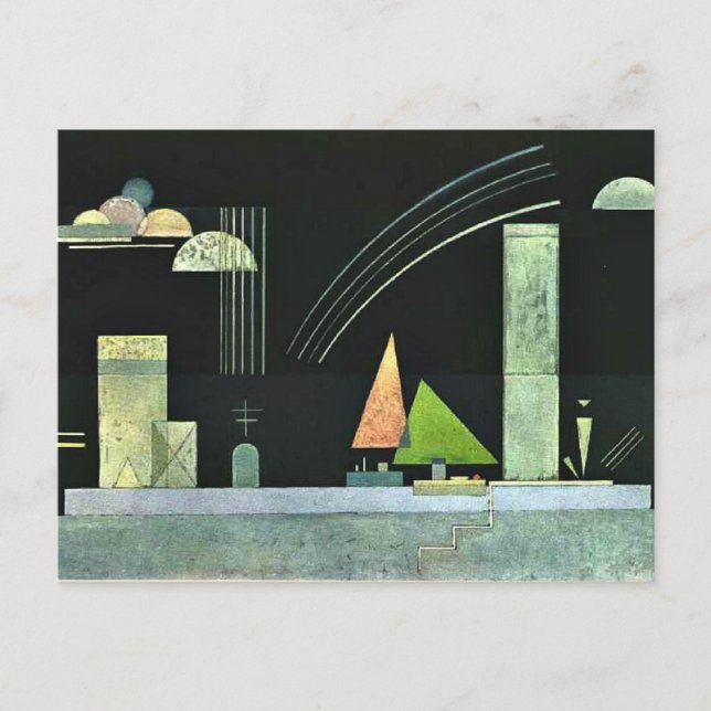 Cartão Postal Kandinsky - No Resto (Frente)