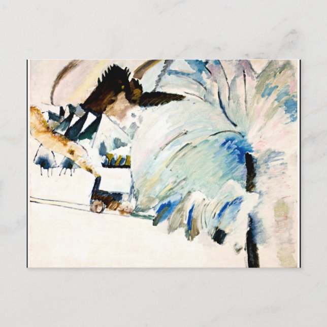 Cartão Postal Kandinsky - Paisagem de inverno (Frente)