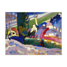 Kandinsky - Paisagem de inverno com Igreja