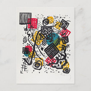 Cartão Postal Kandinsky - Pequenos Mundos V,