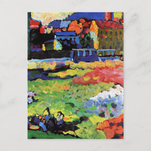 Cartão Postal Kandinsky - pintura de Munique-Schwabing