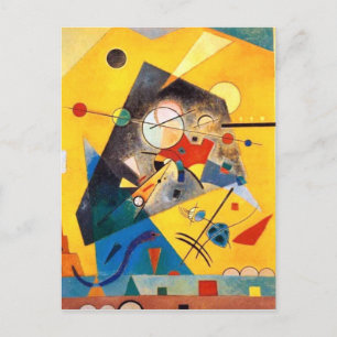 Cartão Postal Kandinsky Quiet Harmony Abstrato Art