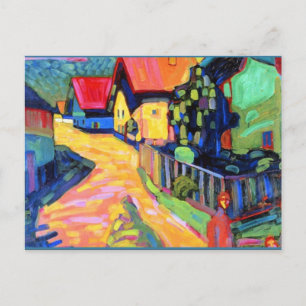 Cartão Postal Kandinsky - Rua Murnau com Mulheres, trabalho de a