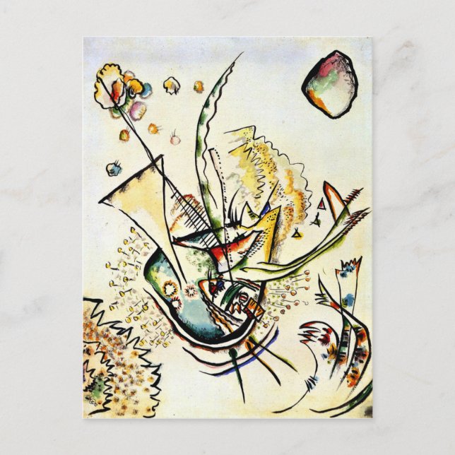 Cartão Postal Kandinsky - Sem título, 1918 (Frente)