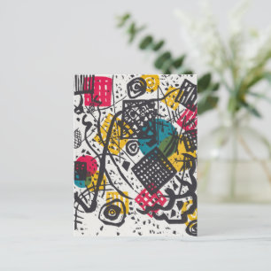 Cartão Postal Kandinsky Small Worlds V Abstrato Classic