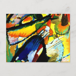 Cartão Postal Kandinsky - Um Anjo do Último Acórdão, 