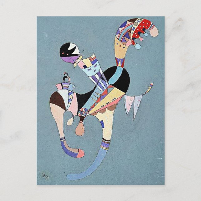 Cartão Postal Kandinsky - Uma Figura Flutuante (Frente)