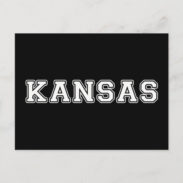 Cartão Postal Kansas (Frente)