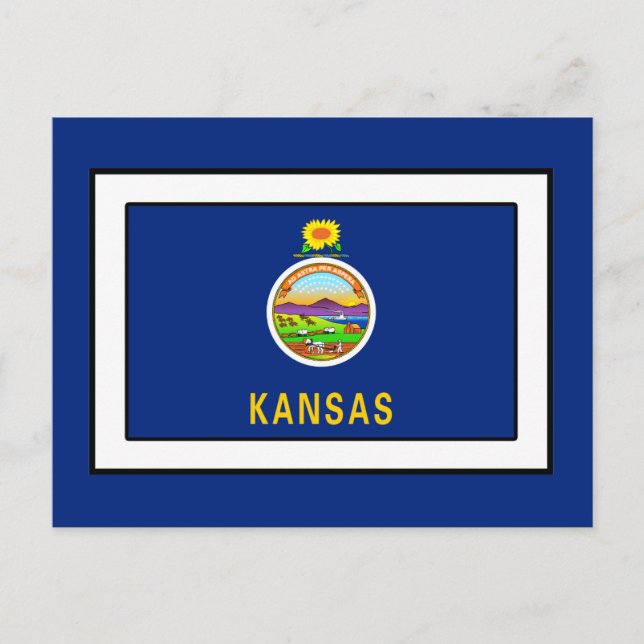 Cartão Postal Kansas (Frente)