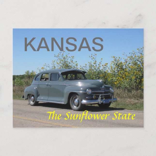 Cartão Postal Kansas (Frente)