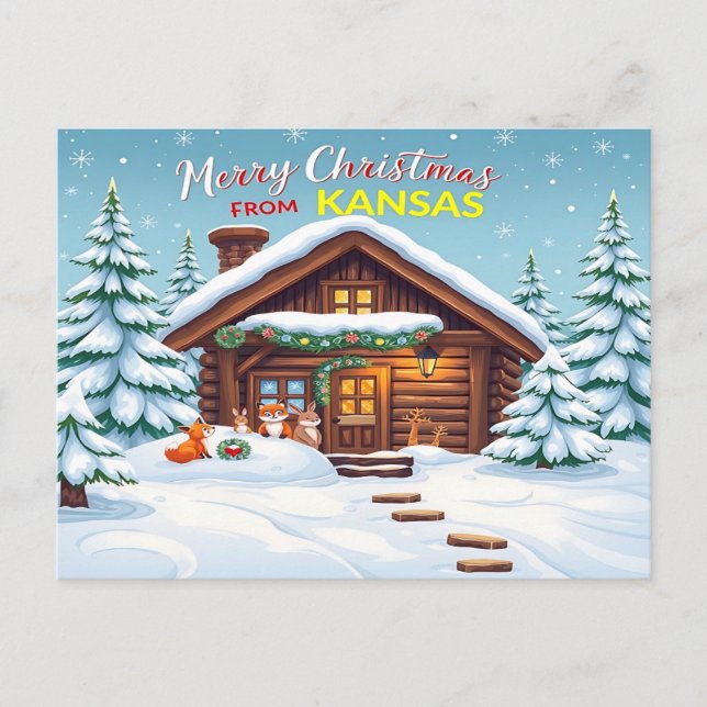 Cartão postal KANSAS (Frente)