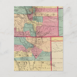 Cartão Postal Kansas, Arizona, Colorado, Novo México e Utah