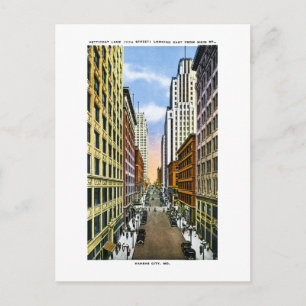 Cartão Postal Kansas City, Missouri Vintage Saudações De