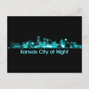 Cartão Postal Kansas City Skyline