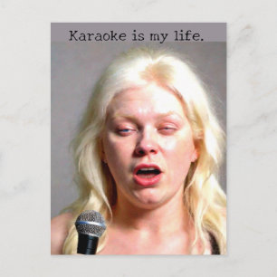Cartão Postal Karaoke É Minha Vida