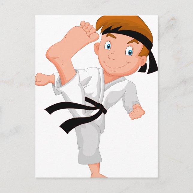 CARTÃO POSTAL KARATE BOY (Frente)