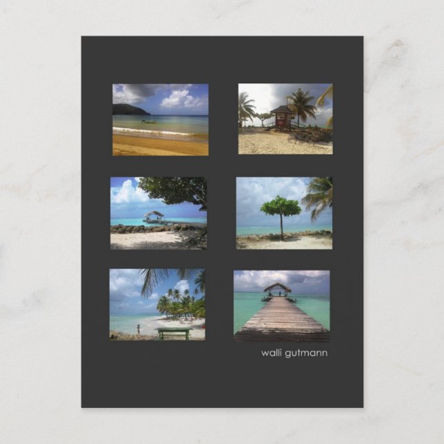 Cartão Postal Karibiktraum (Frente)